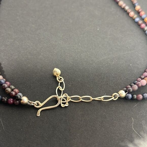 Jay Taylor 16” Mine Finds Tourmaline Triple Strand Necklace. Exquisite. WA274 - Picture 5 of 8